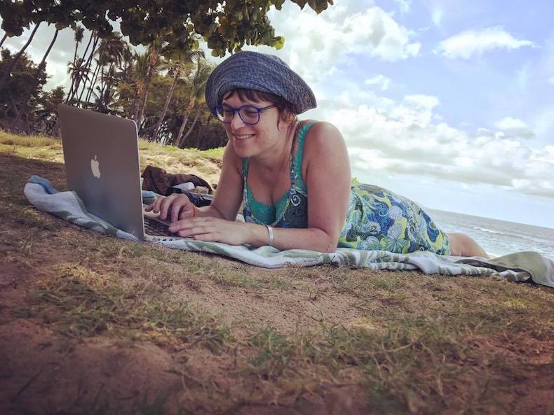 Beach Side Office in Maui