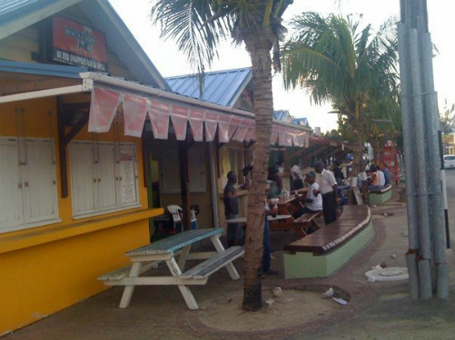 Oistins Fish Fry in Barbados.