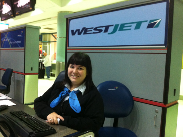 Welcome to WestJet with a smile!