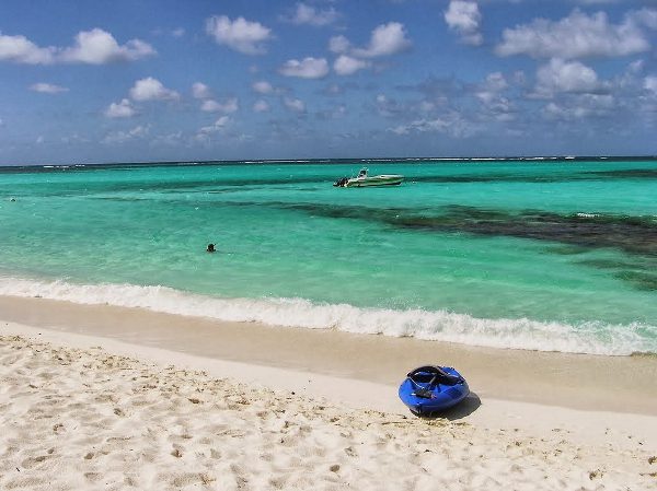 Surf meets sand in Anguilla.