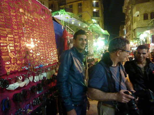 Cairo Market at night is Egypt