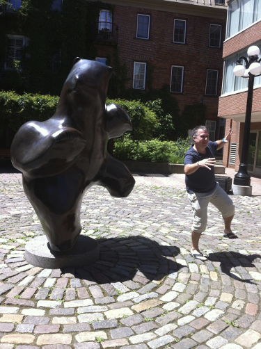 Marc Smith bear dancing in Ottawa