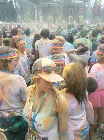 The Color Run after party