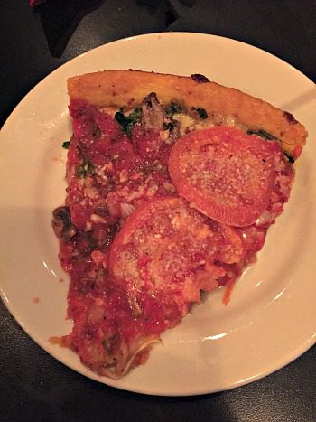 deep dish pizza