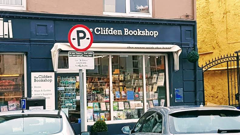 Along the Wild Atlantic Way, in Clifden, the Clifden Bookshop.