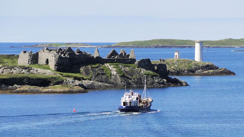 Cromwell's Barracks on Inishbofin Island, along the Wild Atlantic Way.