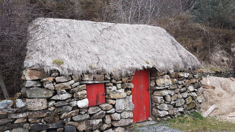 Dan O'Hara Homestead at Connemara Heritage and History Centre, along the Wild Atlantic Way.