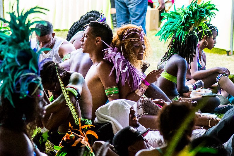 Portrait from Carnival Tuesday in Trinidad, photographed by Eduardo Skinner.