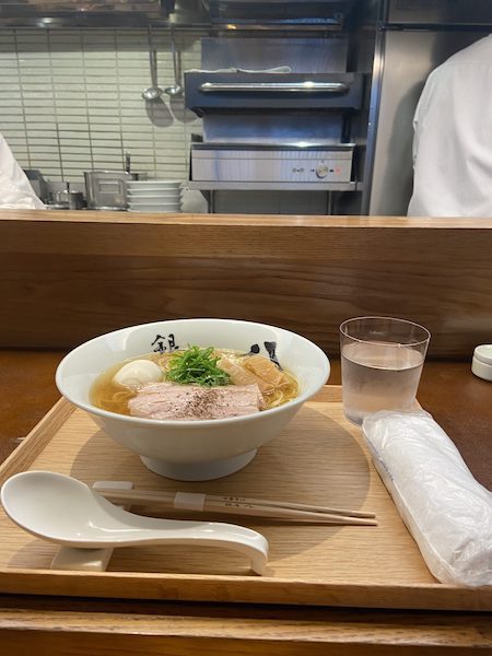 Ramen at Chukasoba Ginza Hachigou