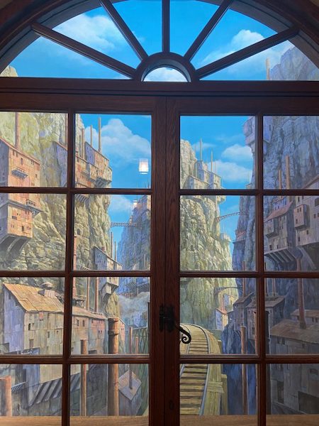 Gazing through a window into an imaginative world of Studio Ghibli.