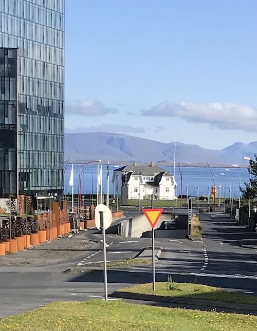 Hofdi House in Reykjavik, Iceland.