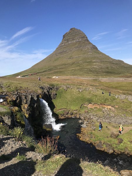 Kirkjufell mountain and waterfall.