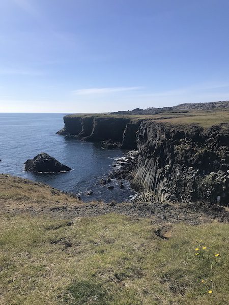 Arnarstapi cliffs.