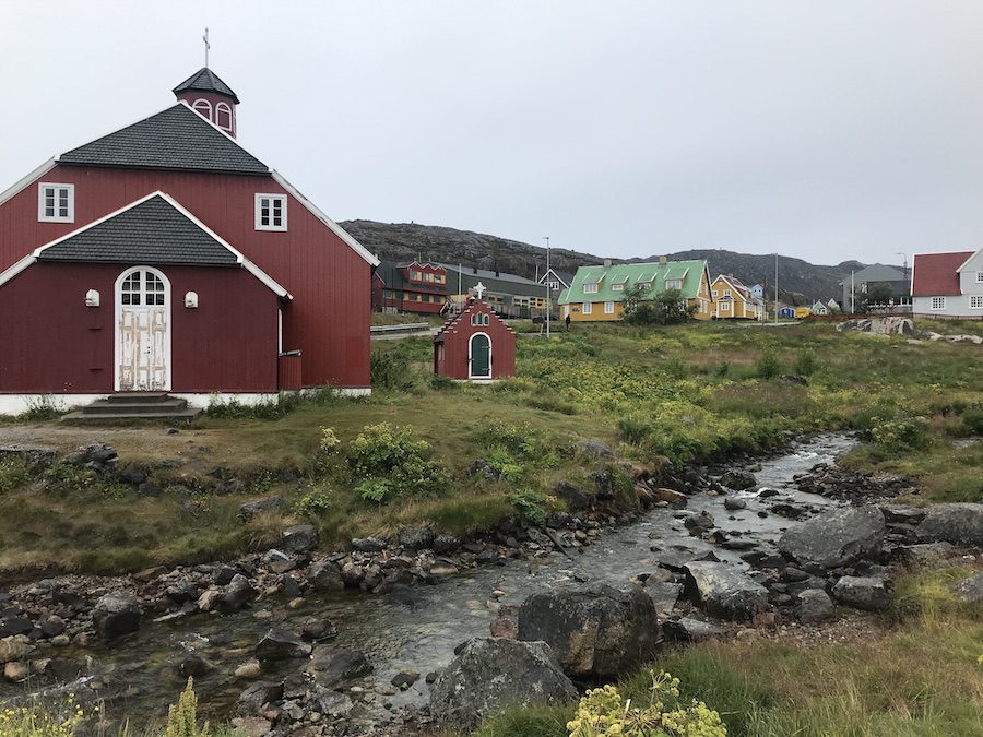 The quant Greenland town of Qaqortoq.