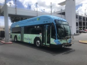 A hybrid electric Maui Bus.