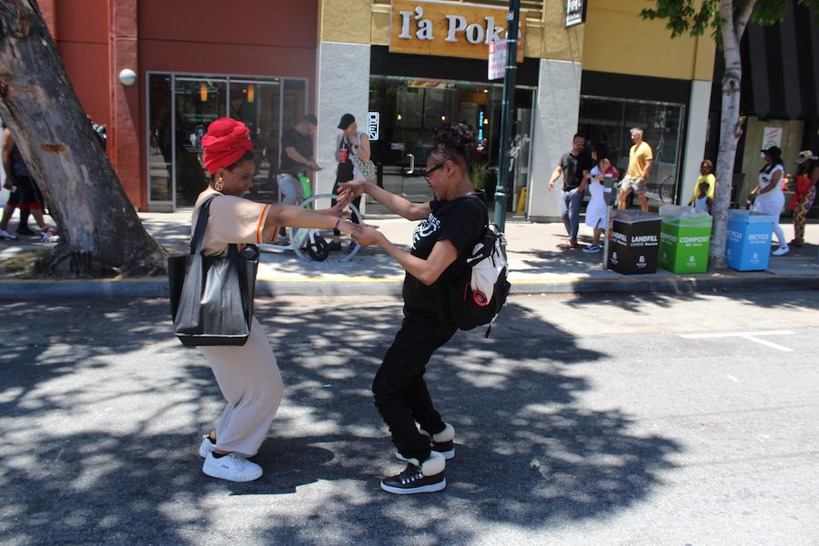 Dancing Away to Juneteenth in San Francisco.