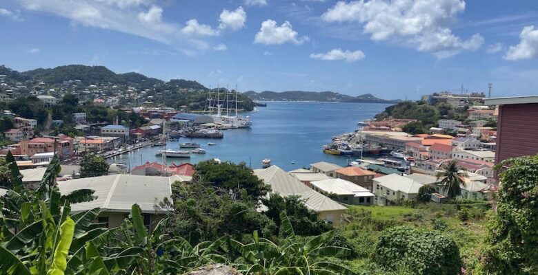 Harbour View on the Island country of Grenada in the Caribbean Sea.
