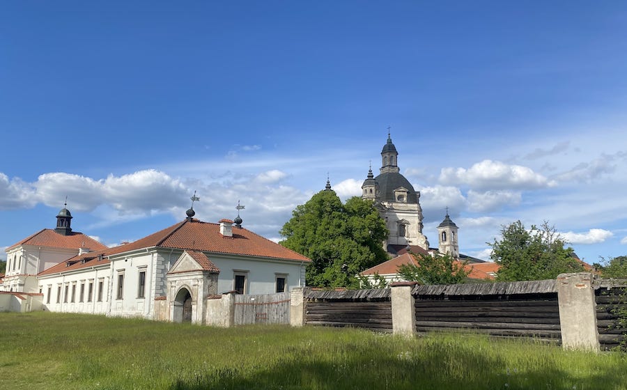 Pažaislis Monastery and Church in Kaunas, Lithuania