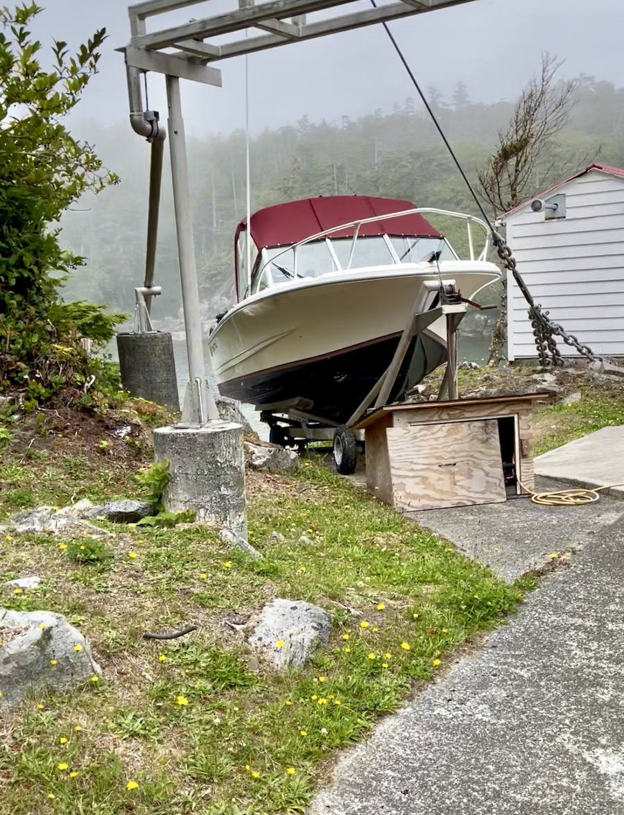 Cape Beale Lighthouse Keeper boat