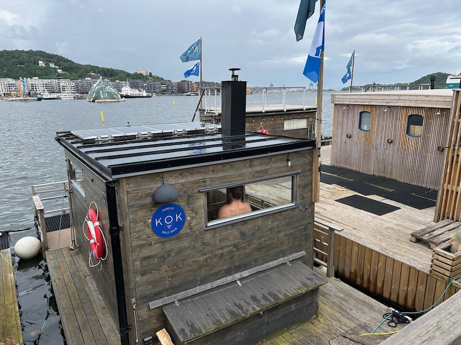 Floating Saunas in Oslo, Norway