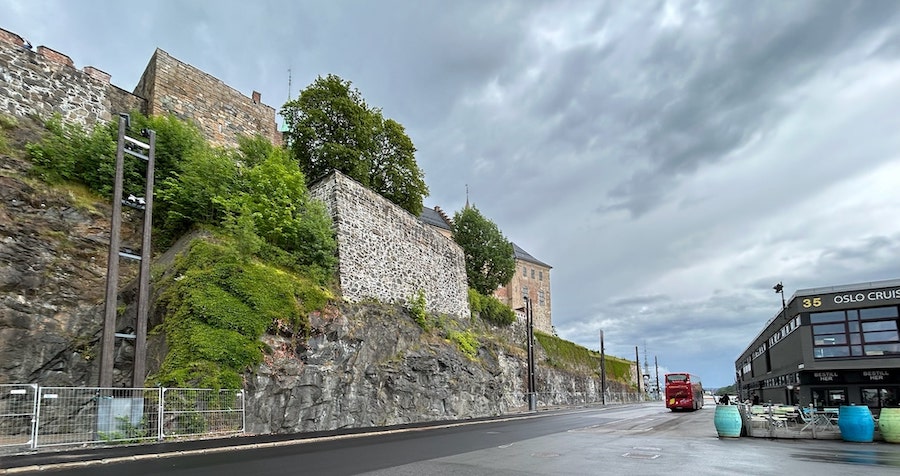 Walls of Akershus Fortress