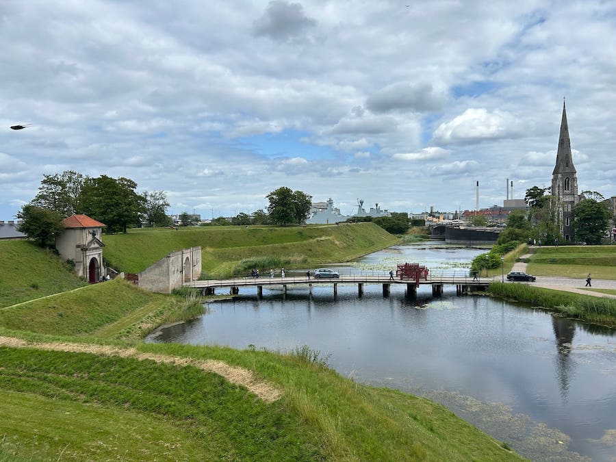 Copenhagen, Denmark outside of Kastellet Fortress.