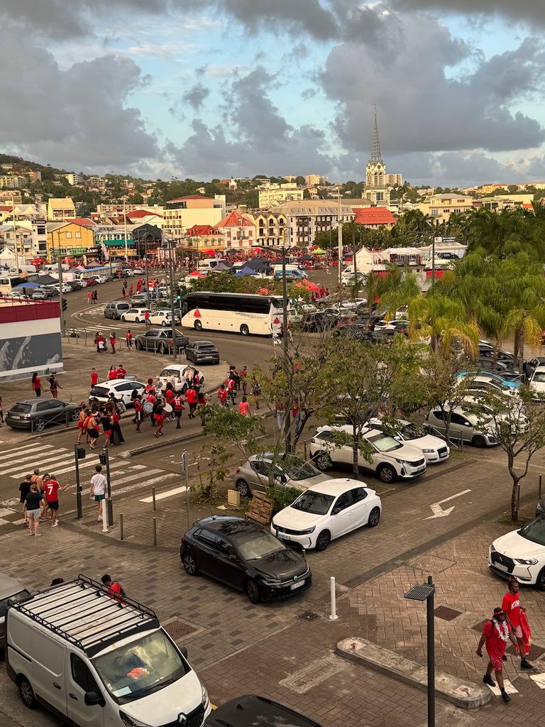 Forte-de-France on Red Devil's Day at Carnival Martinique
