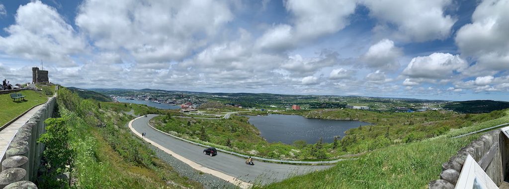 Panorama view of St. John's from Signal Hill